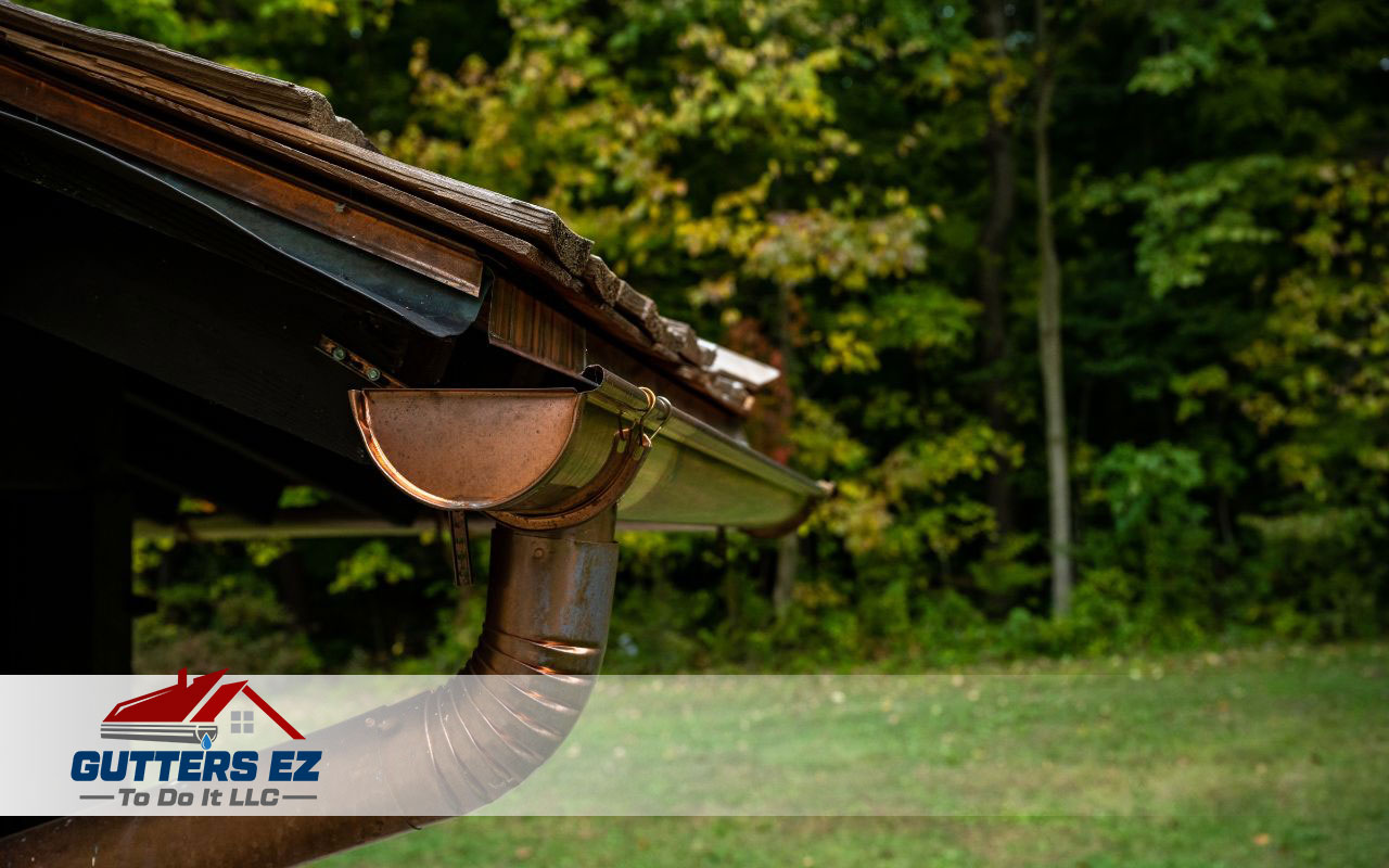 Routine copper gutter repair to fix damage and extend lifespan.